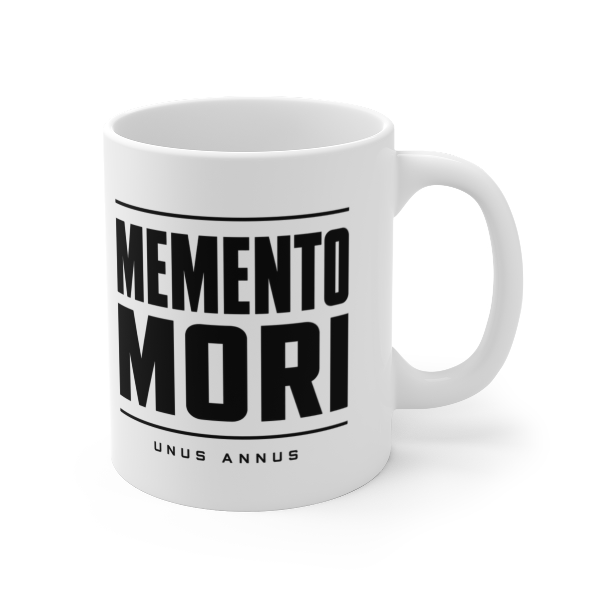 Unus Annus "MEMENTO MORI" White Mug