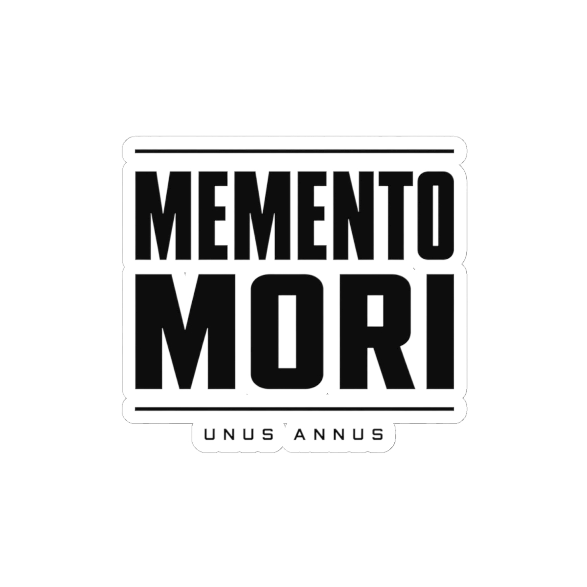 Unus Annus "MEMENTO MORI" Sticker