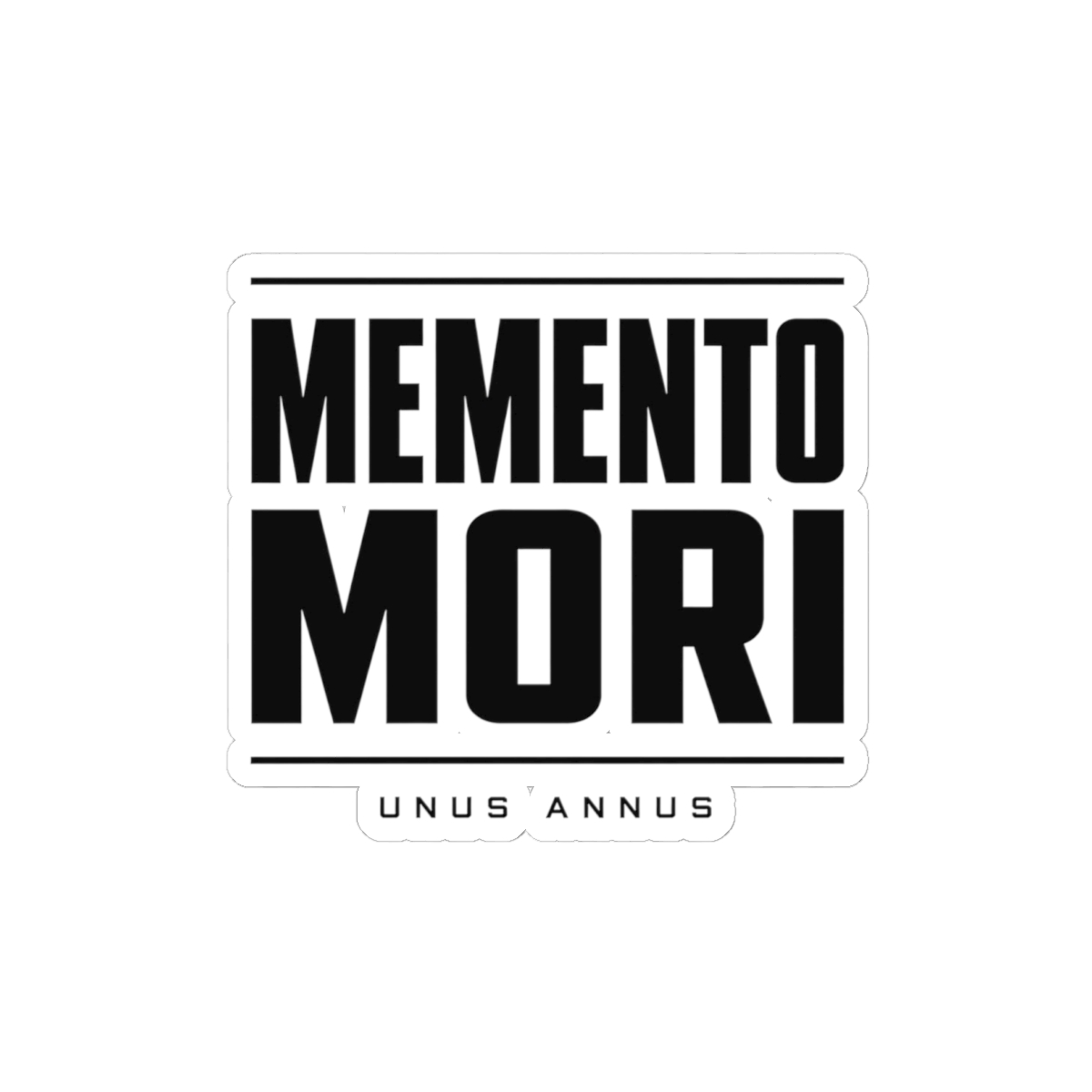 Unus Annus "MEMENTO MORI" Sticker